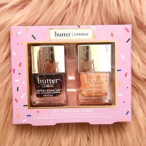 Brand New BUTTER LONDON PATENT SHINE 10X NAIL LACQUER 2CT SET